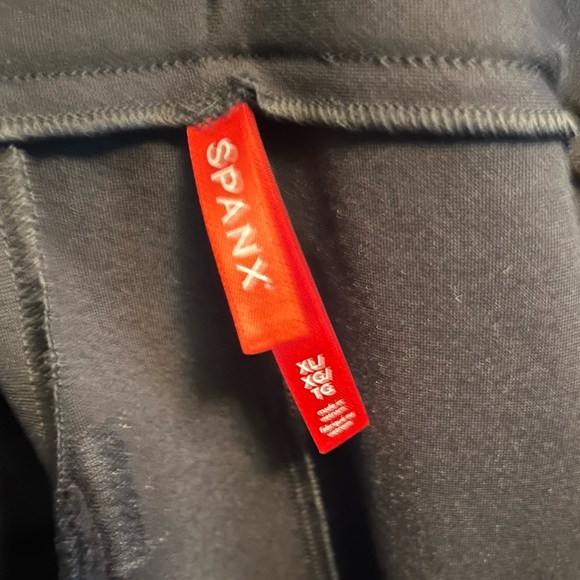 SPANX The Perfect Wide Leg Solid Classic Black Pants Women’s Size XL - Picture 11 of 13